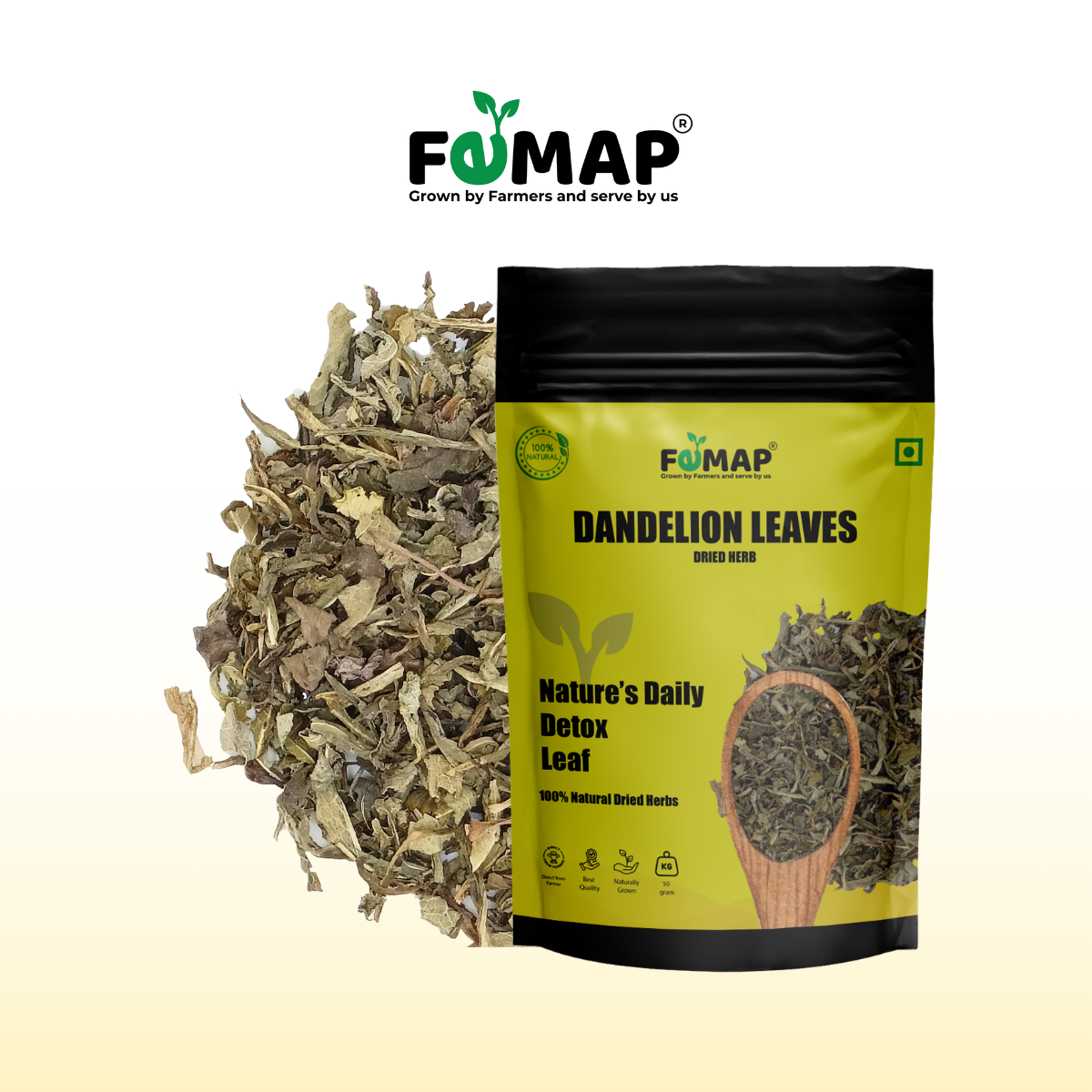 Dried Dandelion Leaf (Taraxacum officinale) – Natural Herbal Leaves 50gm