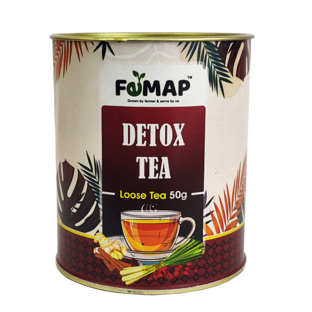 femap detox tea box front view of herbal tea