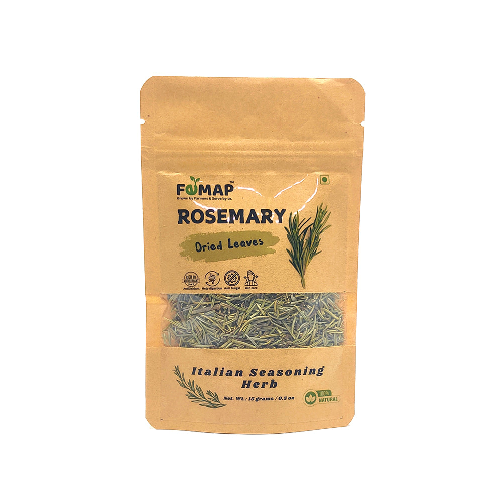 Close‑up of rosemary herbs from FEMAP mixed seasonings pack