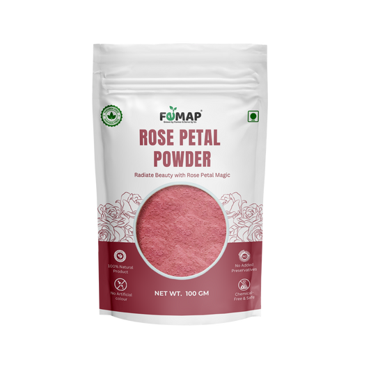 Premium rose petal powder by FEMAP – 100% natural, skincare grade