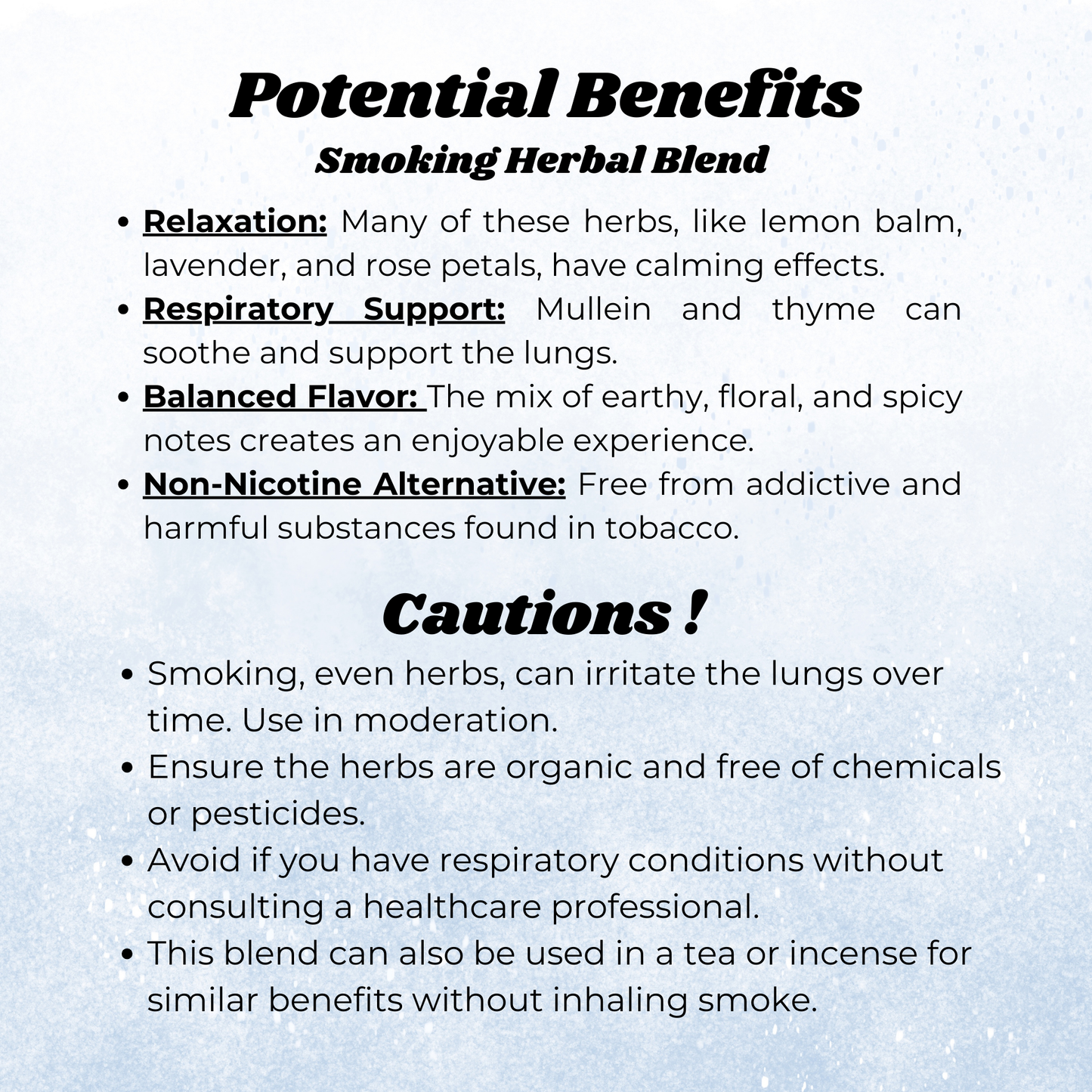 Potential benefits and cautions of using Fomap Herby Clove herbal smoking blend