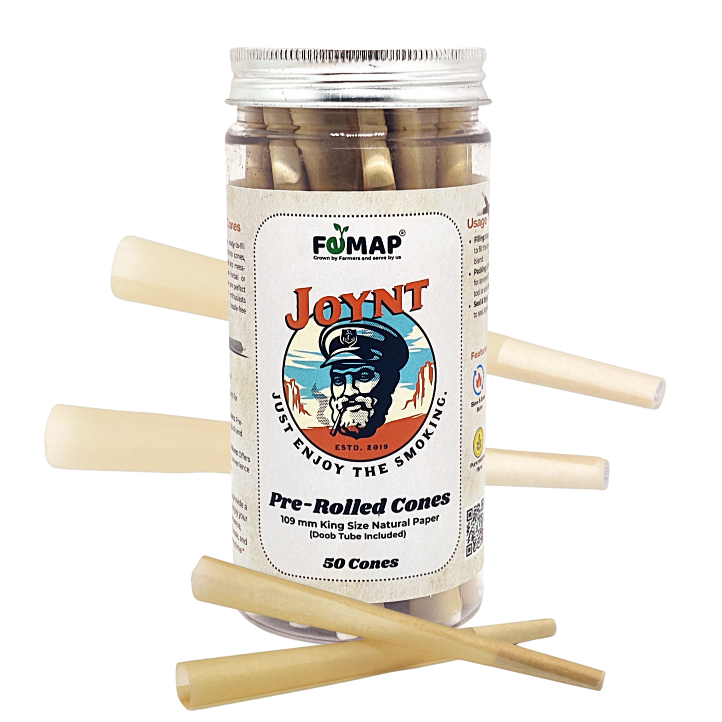 FEMAP Joynt Premium Quality Cones | Pre-Rolled Cones Pack of 50