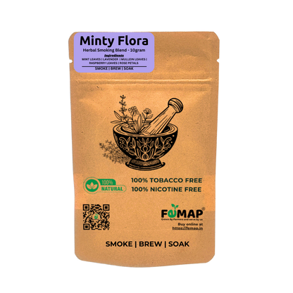 Femap Minty Flora Herbal Herbal Smoking blend | Crafted with Natural Premium Herbs and Flowers | Tobacco Alternatives