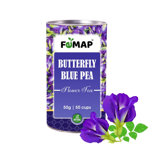 Blue Tea 50g | Butterfly Blue Pea Flower Tea | Whole Blue Pea Flower Tea