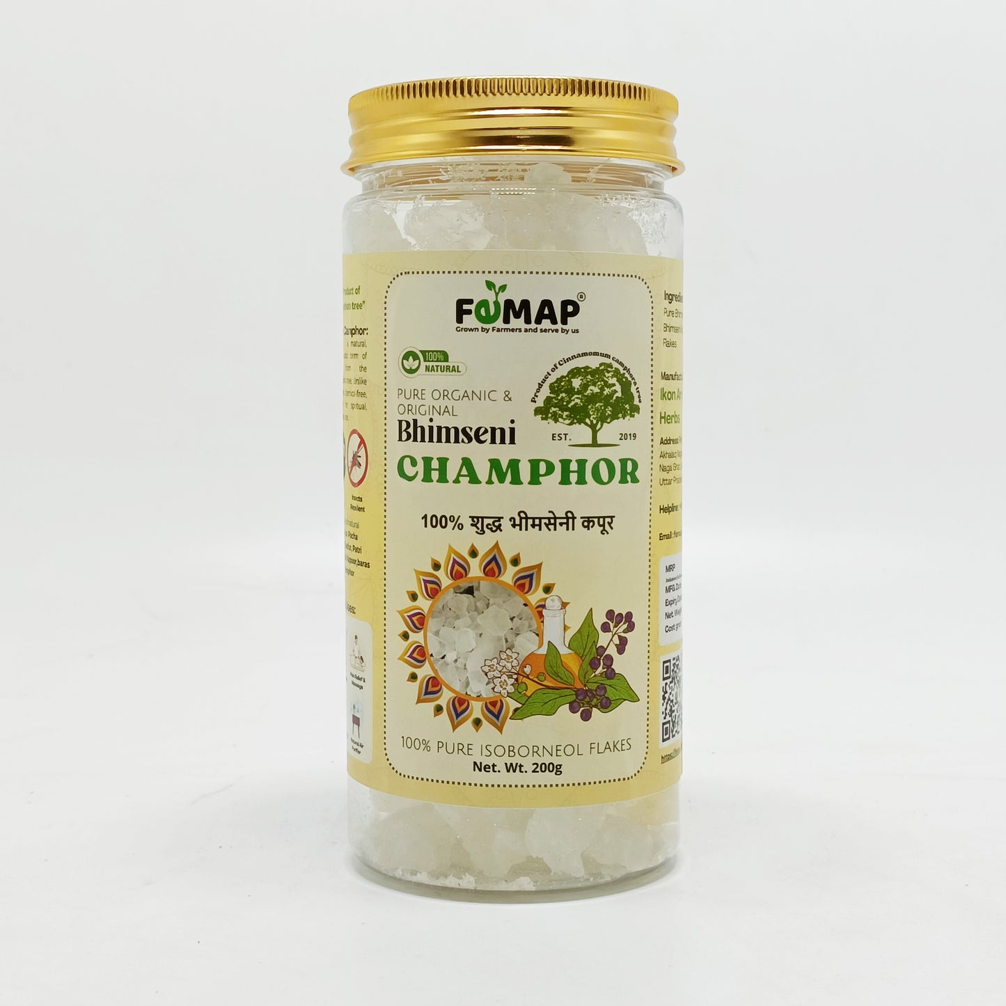 Femap Bhimseni Camphor Crystals | Pure Kapoor for Aromatherapy & Pooja
