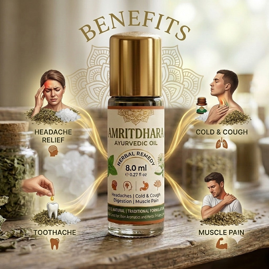 How to use Amritdhara Ayurvedic Roll-On for quick natural relief