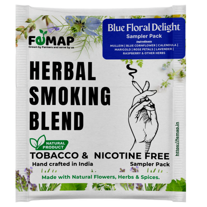 Femap Herbal Smoking Blend | Sampler Pack of 4 Herbal Smoking Blends | Minty Flora | Himayan Herby Clove | Herbo Clove
