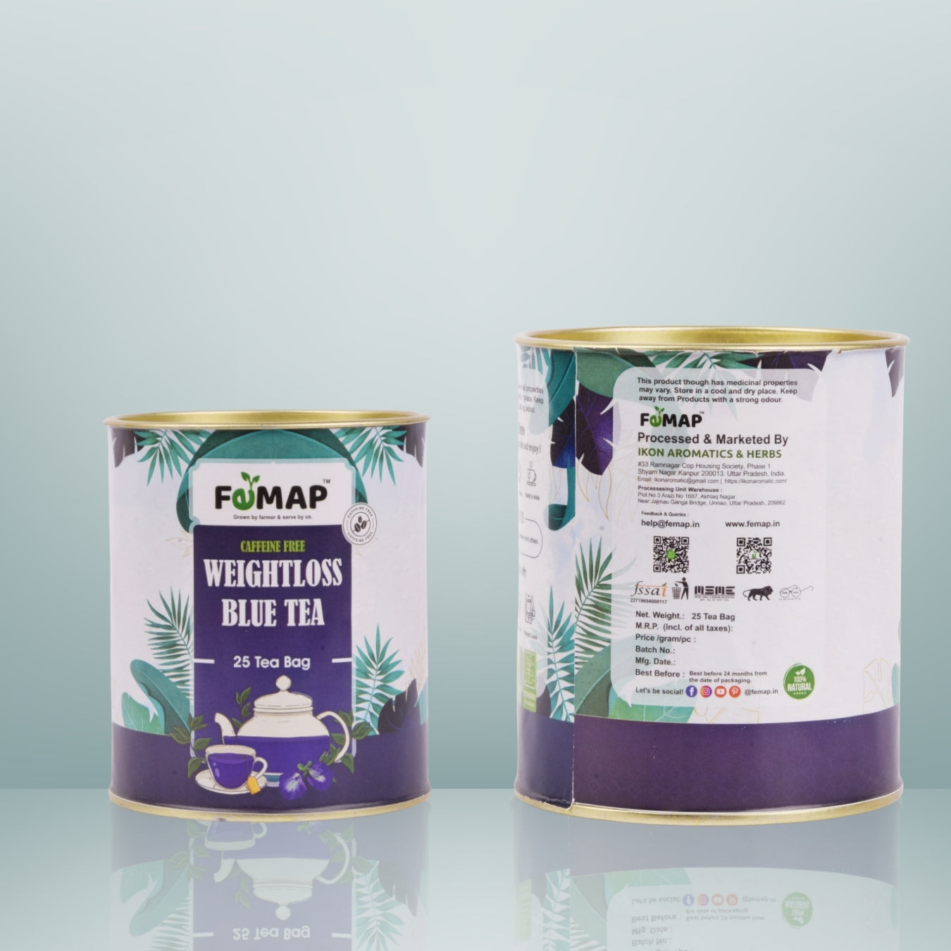 FEMAP Immunity Tea box, a natural herbal remedy to strengthen the immune system and improve health.