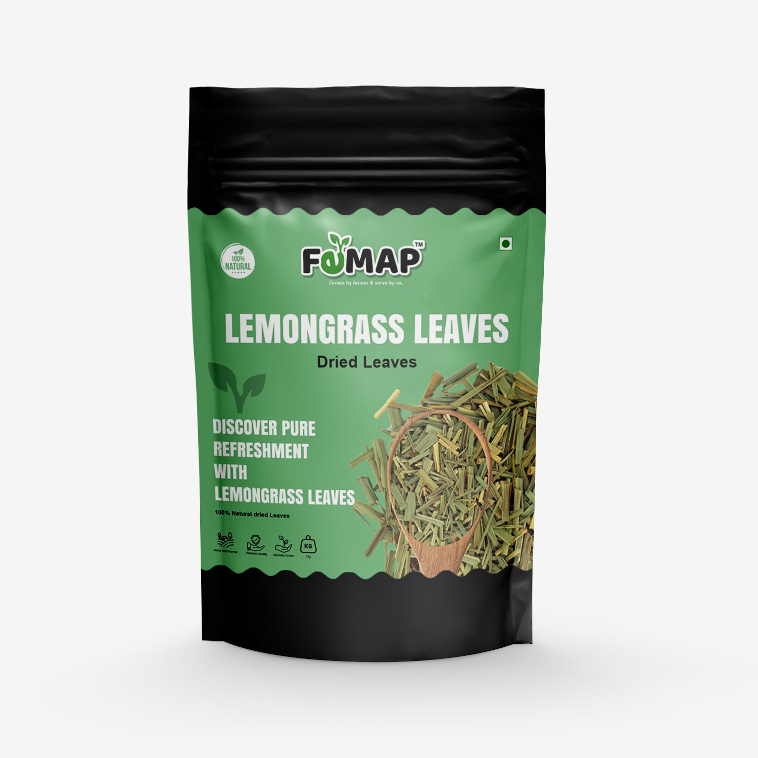 Femap Lemongrass Leaves Dried Herb – 100% natural lemongrass in eco-friendly packaging