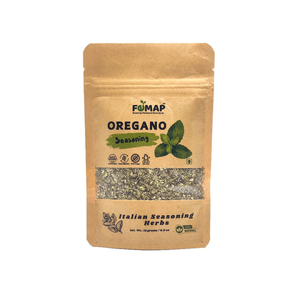 Close‑up of oregano herbs from FEMAP mixed seasonings pack buy now