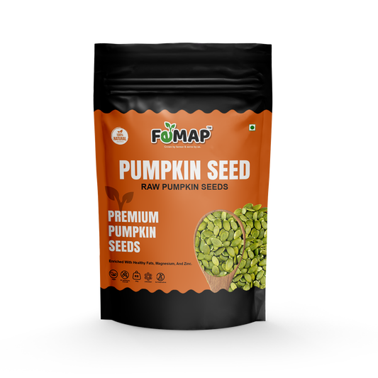 FEMAP Premium Raw Pumpkin Seeds Front View - Rich in Healthy Fats, Magnesium, and Zinc