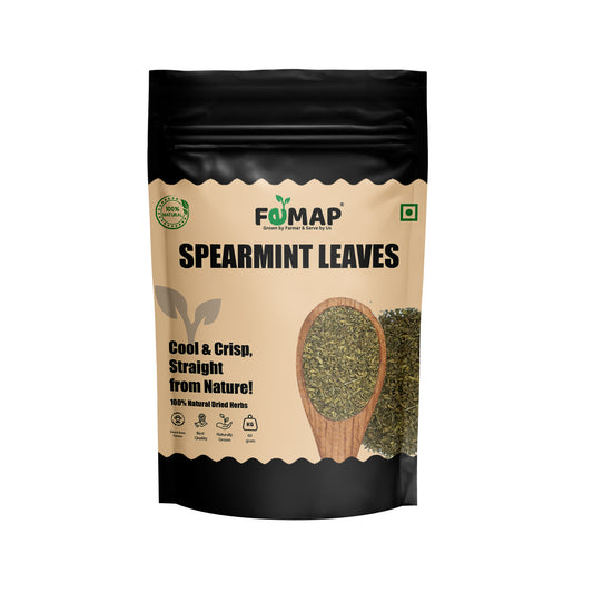 FEMAP Spearmint Leaves – 100% natural dried herbs, cool & crisp flavor, perfect for tea and culinary use.