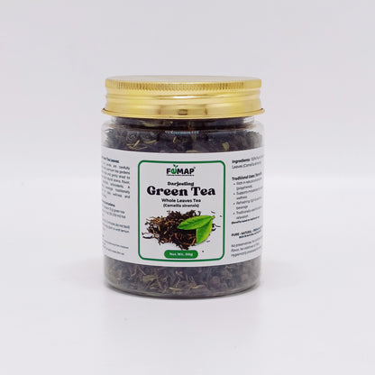Premium Green Tea Leaves 100% Natural | Loose Leaf Green Tea | Rich in Antioxidants | Refreshing Herbal Beverage | No Additives | FEMAP