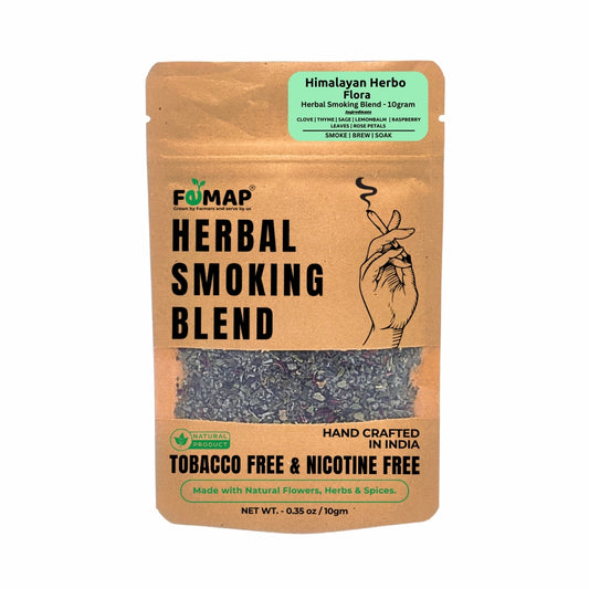 Packaging of FEMAP Herbal Smoking Blend on a white background