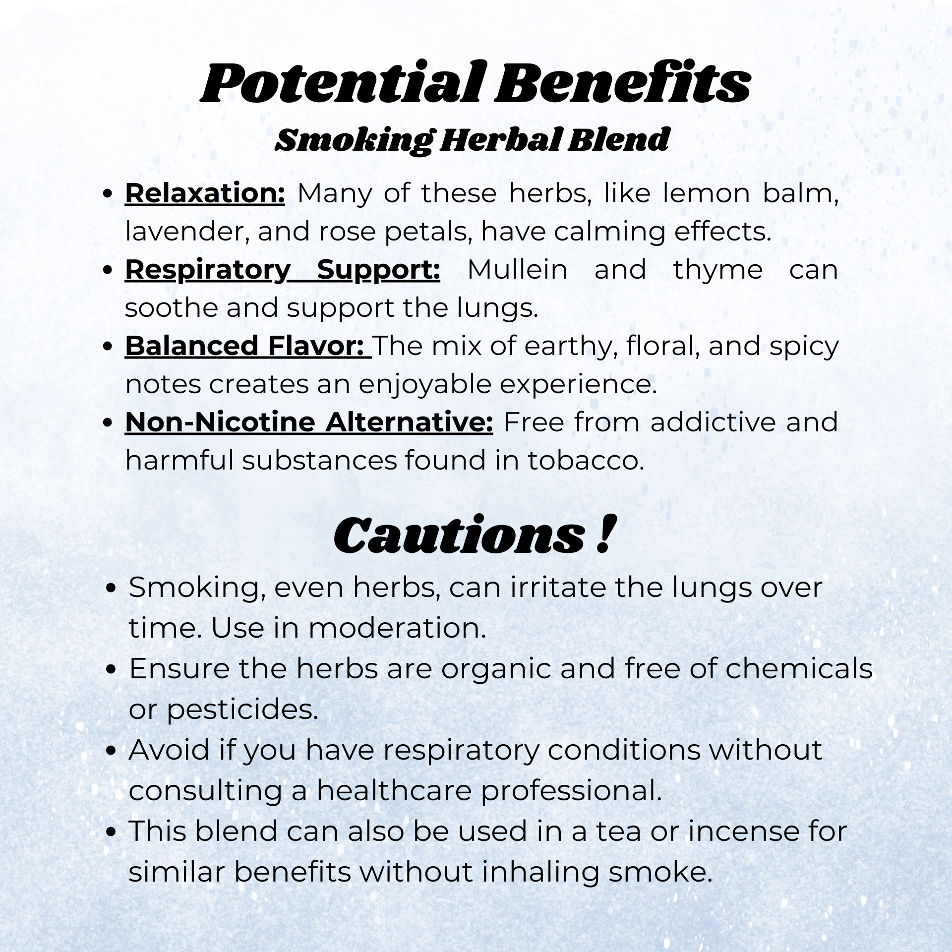 Potential benefits and cautions of using Fomap Herby Clove herbal smoking blend