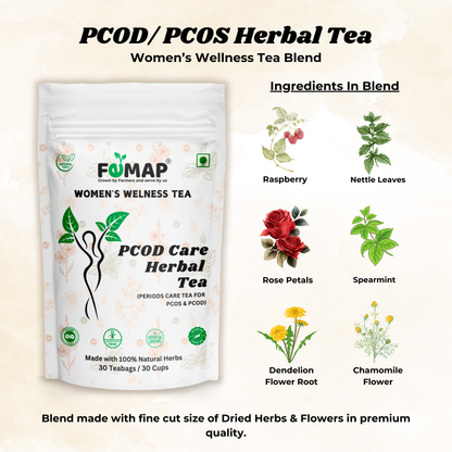 How PCOD tea helps with PCOS symptoms – hormonal balance, better digestion, liver detox, stress reduction
