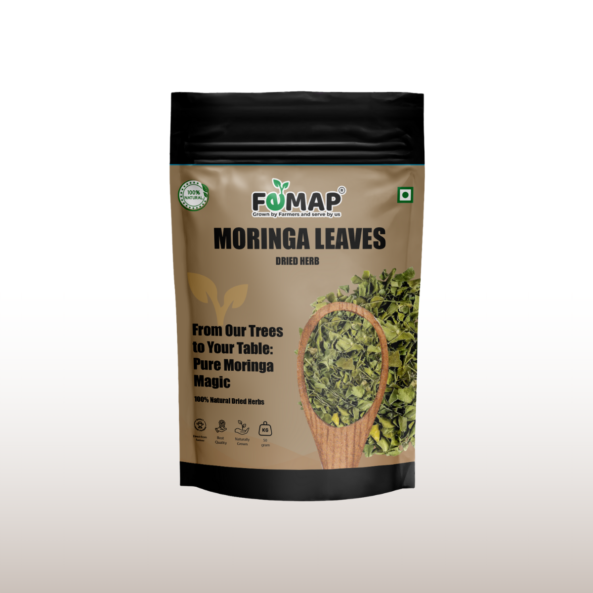 Dried Moringa Leaves (Moringa oleifera) – 100% Pure Natural Herbal Leaves 50g