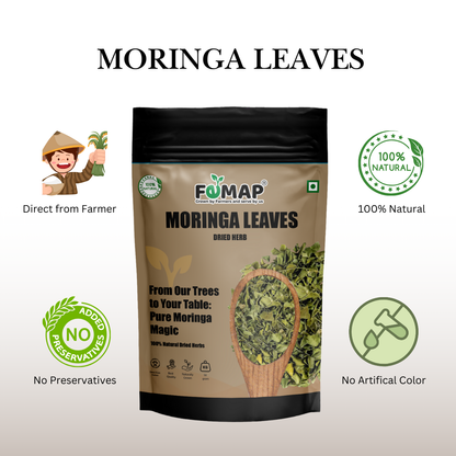 Dried Moringa Leaves (Moringa oleifera) – 100% Pure Natural Herbal Leaves 50g