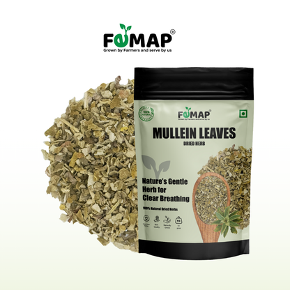 Dried Mullein Tulsi Leaves (Ocimum canum) – Pure Natural Herbal Leaves 50gm