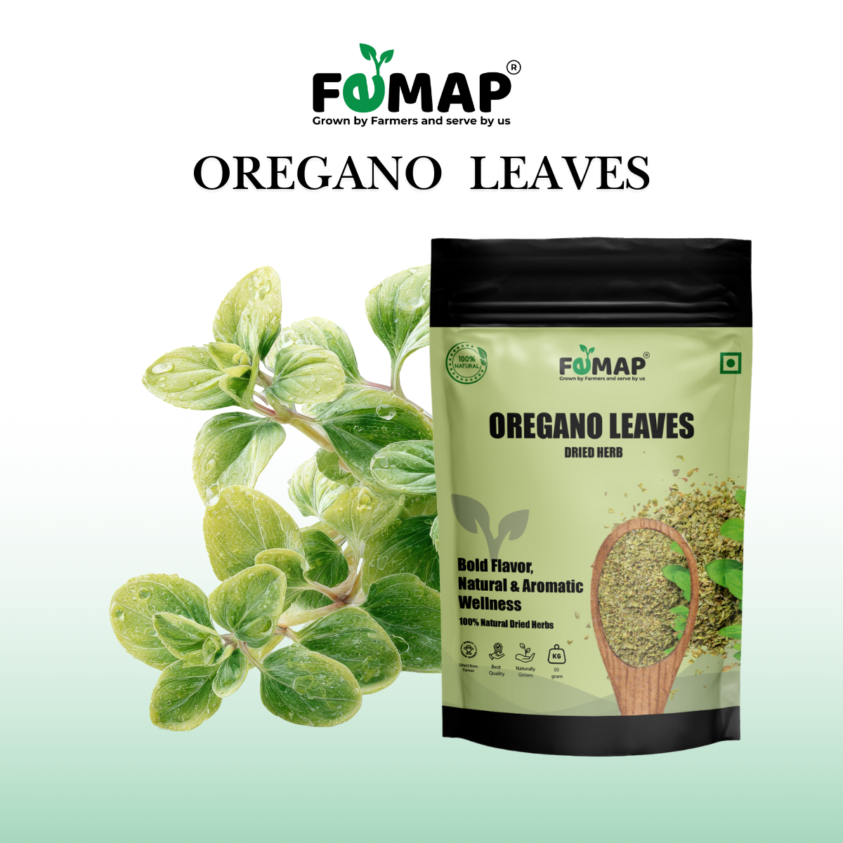 Dried Oregano Leaf (Origanum vulgare) – Natural Herbal Leaves 150gm