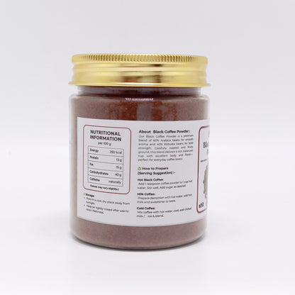 Premium Coffee Powder 100% Pure | Fresh Ground Coffee | Rich Aroma & Strong Flavor | Natural & No Additives | FEMAP