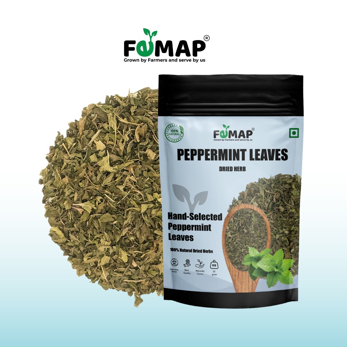 Dried Peppermint Leaf (Mentha piperita) – Natural Herbal Leaves 50gm
