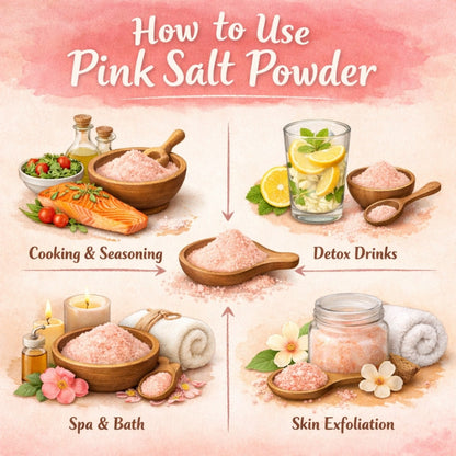 Himalayan Pink Salt – 100% Pure Natural Rock Salt | Mineral Rich & Unrefined