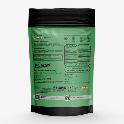 Green package with black top and bottom on a white background