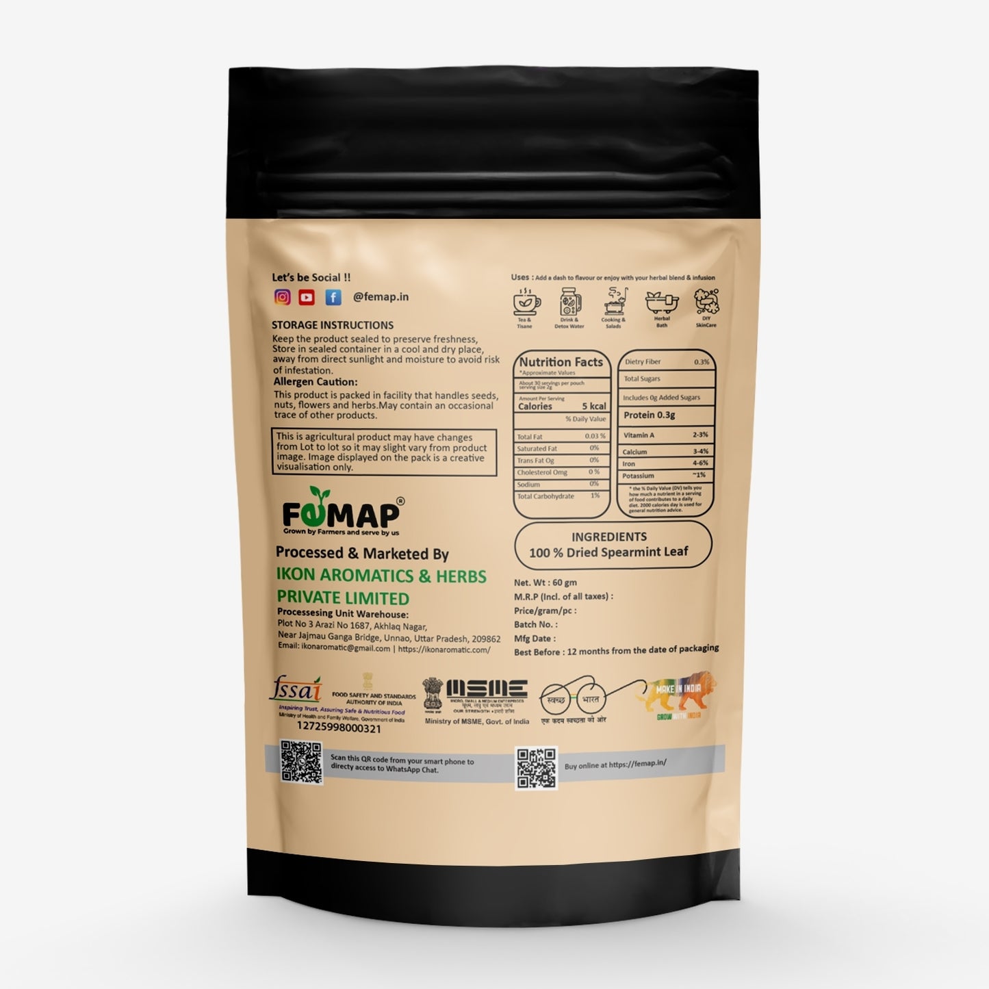 FEMAP product packaging with label on a white background
