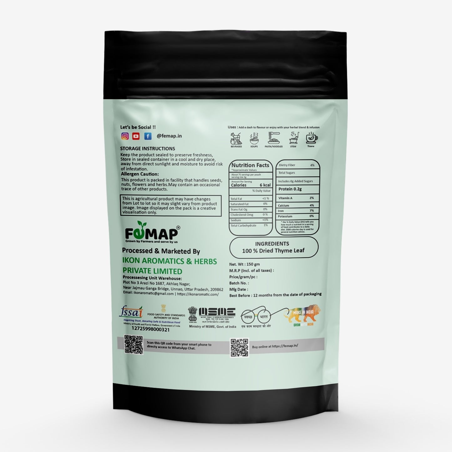 FEMAP product packaging with label on a white background