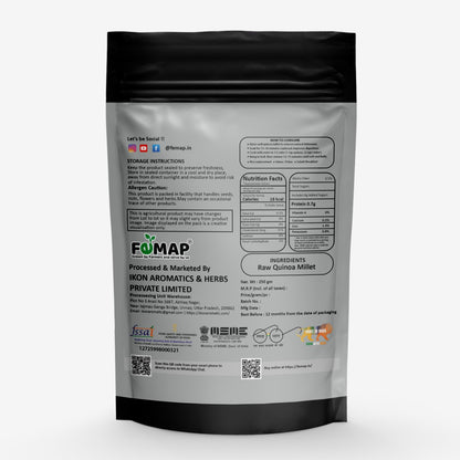 Back view of a FEMAP product packaging with text and branding on a white background