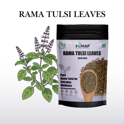 Dried Rama Tulsi Leaf (Ocimum sanctum) – Natural Herbal Leaves 50gm