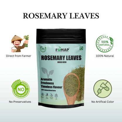 Dried Rosemary Leaves – 100 g | 100% Pure Herbal Leaves