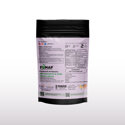 Dried Sage Leaf (Salvia officinalis) – Natural Herbal Leaves 50gm