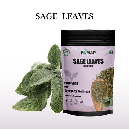 Dried Sage Leaf (Salvia officinalis) – Natural Herbal Leaves 50gm