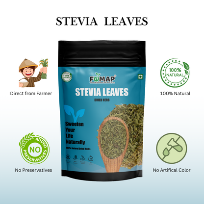 Dried Stevia Leaves – 50 g | Pure Natural Herbal Leaves