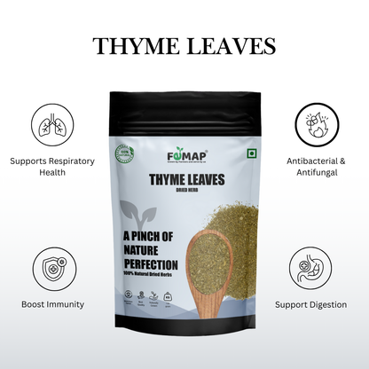 Dried Thyme Leaf (Thymus vulgaris) – Natural Herbal Leaves 150gm