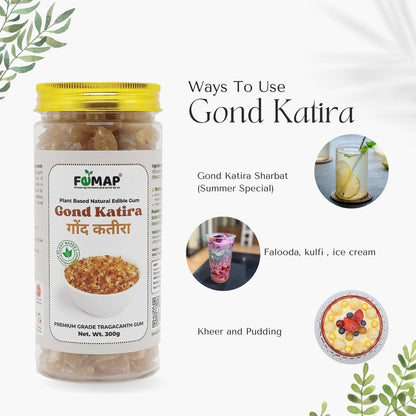 Gond Katira (Tragacanth Gum) – 100% Natural Edible Cooling Gum Crystals